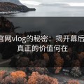糖心官网vlog的秘密：揭开幕后真相，真正的价值何在